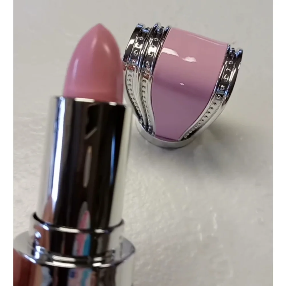 Lipstick in Bow Case Pink Saint Shade Beau Babe Lipstick - Picture 4 of 5
